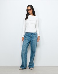 AERE - Off Shoulder Cotton Jersey Top