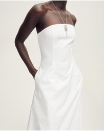 M.N.G - Rita Strapless Dress With Puffed Hem