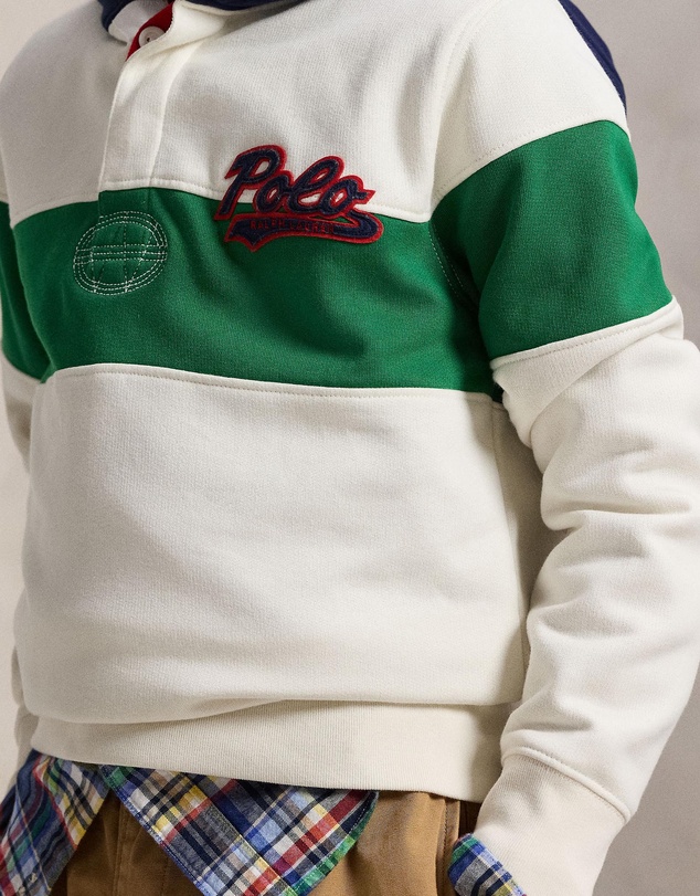 Polo Ralph Lauren - Logo Fleece Rugby Hoodie - ICONIC EXCLUSIVE - Teens