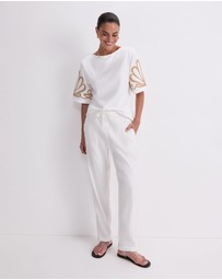 Sportscraft - Eliza Embroidery Top