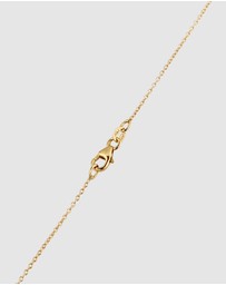 Elli Jewelry - Necklace Crystal Horseshoe 925 Sterling Silver Gold-Plated
