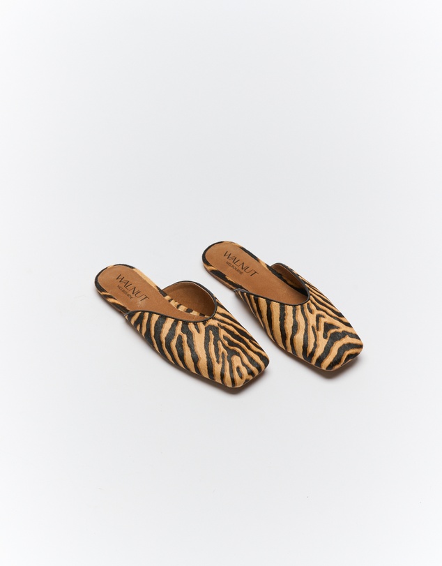 Walnut Melbourne - Tyla Leather Mule