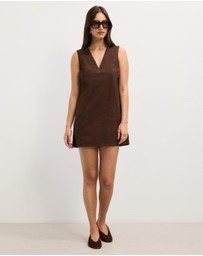 The Fated - Alba V-Neck Mini Dress