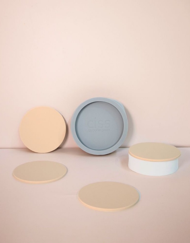 porter green - ciss | unbreakable silicone coasters