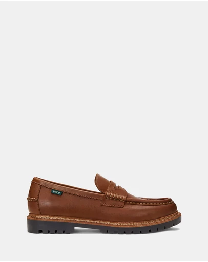 Polo Ralph Lauren - Jett Lug-Sole Leather Penny Loafers - Men's