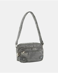 Pierre Cardin - Pierre Cardin Nylon Anti-Theft Cross Body Bag