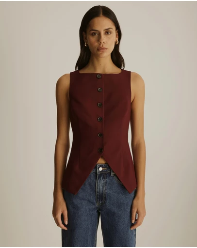 Atmos&Here - Lottee Scoop Neck Vest