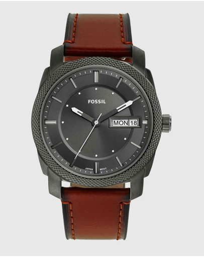 Fossil - Fossil Machine Brown Watch FS5900