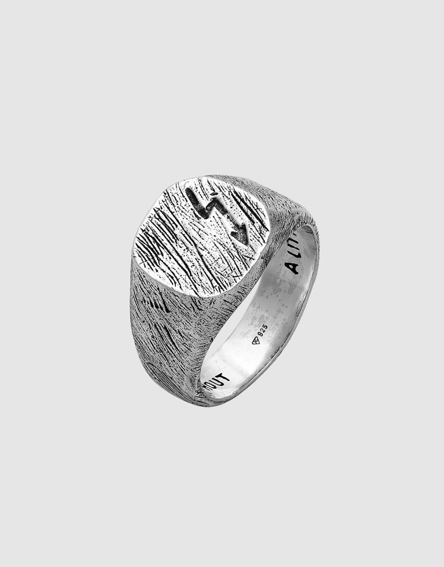 Haze & Glory - ICONIC EXCLUSIVE - Thunder Lightning Ring in Oxidised 925 Silver