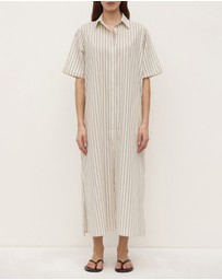 Assembly Label - Ria Stripe Midi Shirt Dress