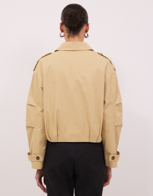 Calli - Jonas Cropped Bomber Jacket