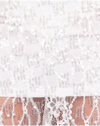 Petal & Pup - Yonder Sheer Panel Lace Maxi Skirt - White