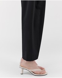 St. Agni - Woven Thong Heels