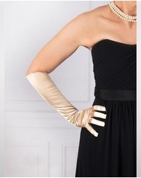 DENTS - Long Above Elbow Satin Gloves