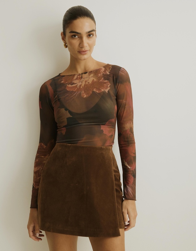 Atmos&Here - Zerea Mesh Print Top