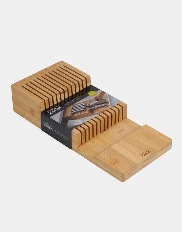 Joseph Joseph - DrawerStore™ Bamboo Large 2-tier In-Drawer Knf Organiser