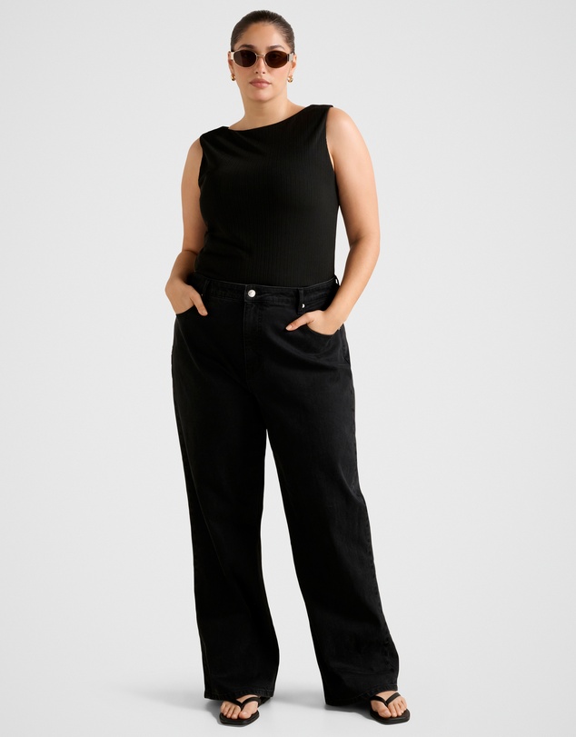 Forever New Curve - Frankie Curve Boat Neck Tank Top