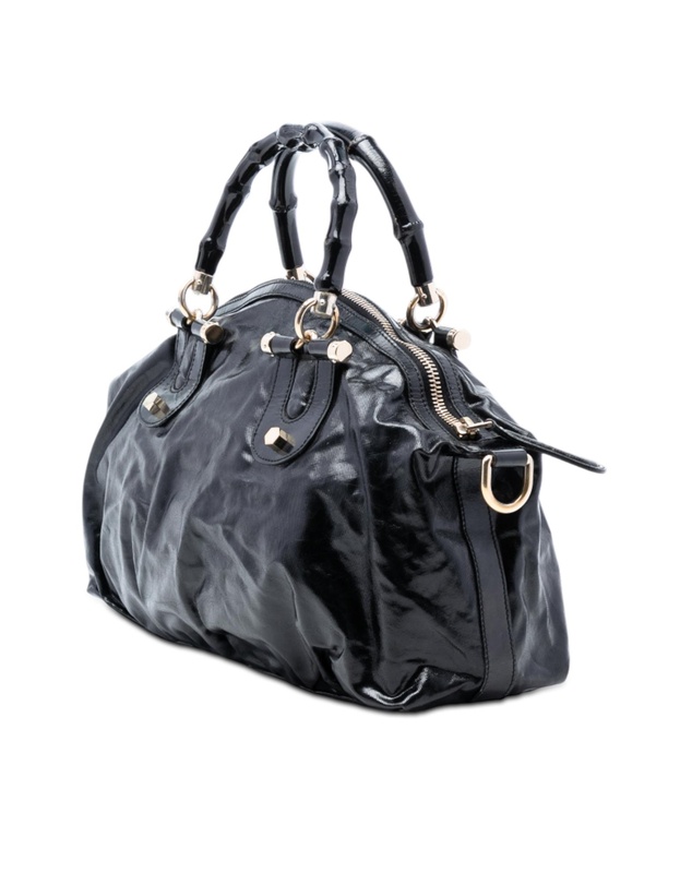 Pre-Loved by Azura Reborn - Pre-Loved Coated Canvas Bamboo Dialux Pop Satchel
