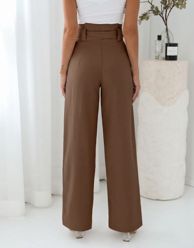 Esther & Co - Alma Pants - Ashbrown