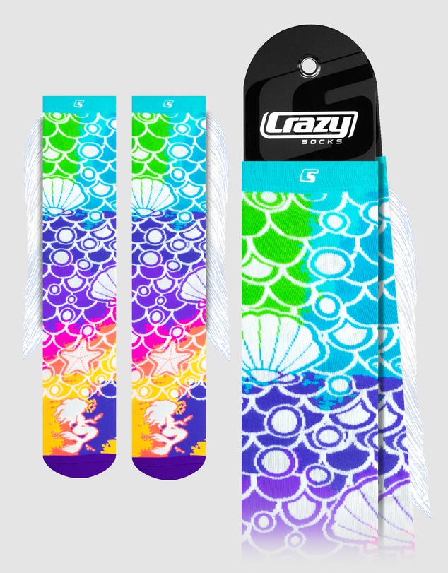 Crazy Skates - Crazy Socks Mermaid Knee-High Socks