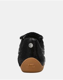 Steve Madden - Freekick Black Sequin Sneakers