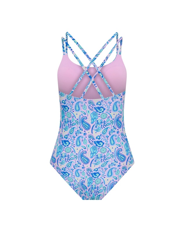Modibodi - Swimwear Reversible Multiway Top Sea Swirl