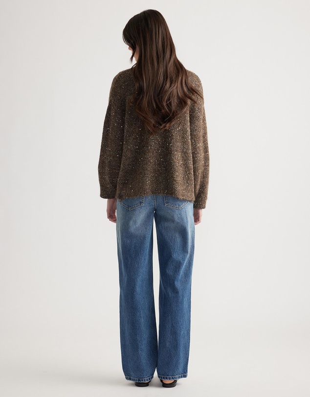 Decjuba - Gia Distressed Sequin Cardigan