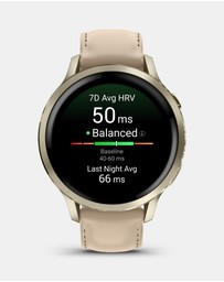 Garmin - Venu 4, 41mm, Leather Band