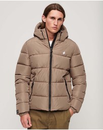 Superdry - Hooded Sports Puffer Slim Fit Jacket