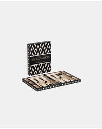 Printworks - Classic Games Backgammon Lacquered Black