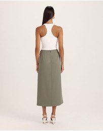 SABA - Dharma Drape Midi Skirt