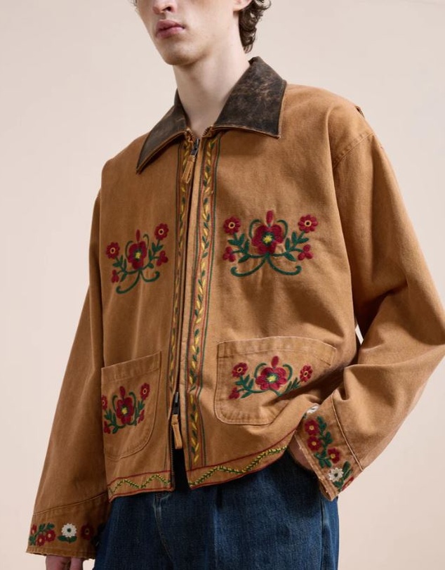 Found - Canvas Embroidered Work Jacket