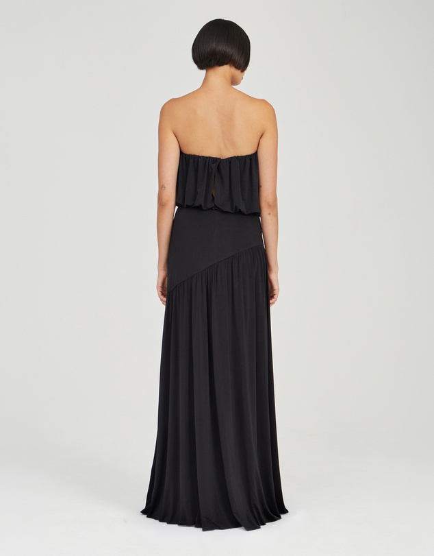 Third Form - Withheld Strapless Floor Length Dress