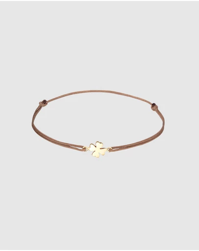 Elli Jewelry - Cloverleaf Charm Nylon Bracelet