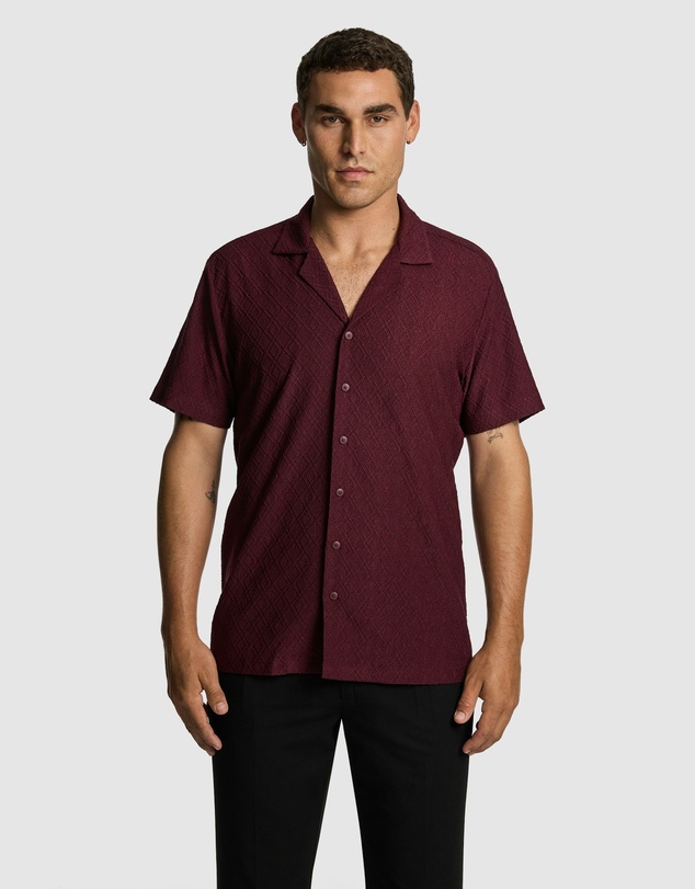 yd. - Murdock Textured Shirt