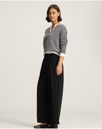 IDA+S - Petra Merino Silk Stripe Pullover