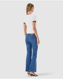 Rolla's - Downtown Flare Jean - Canyon Stone