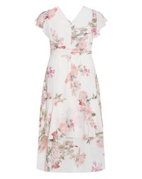 City Chic - Demure Floral Maxi Dress