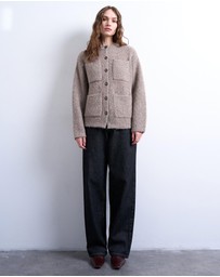 TOPSHOP - Topshop Knitted Double Pocket Jacket