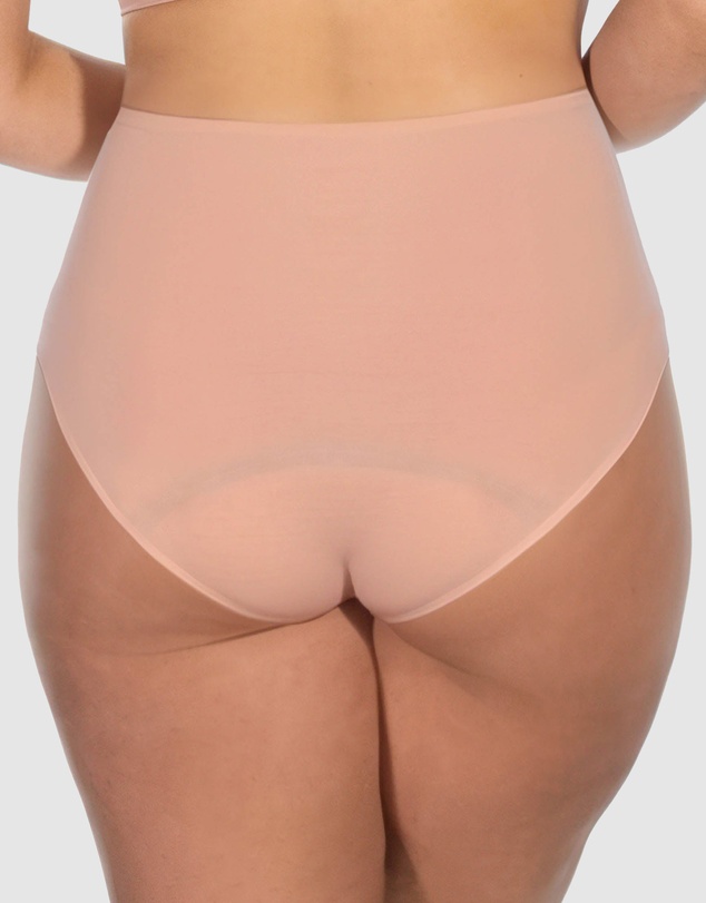 B Free Intimate Apparel - Super Soft Brushed Period High Cut Briefs