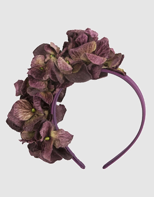 Max Alexander - Purple Flowers Fascinator