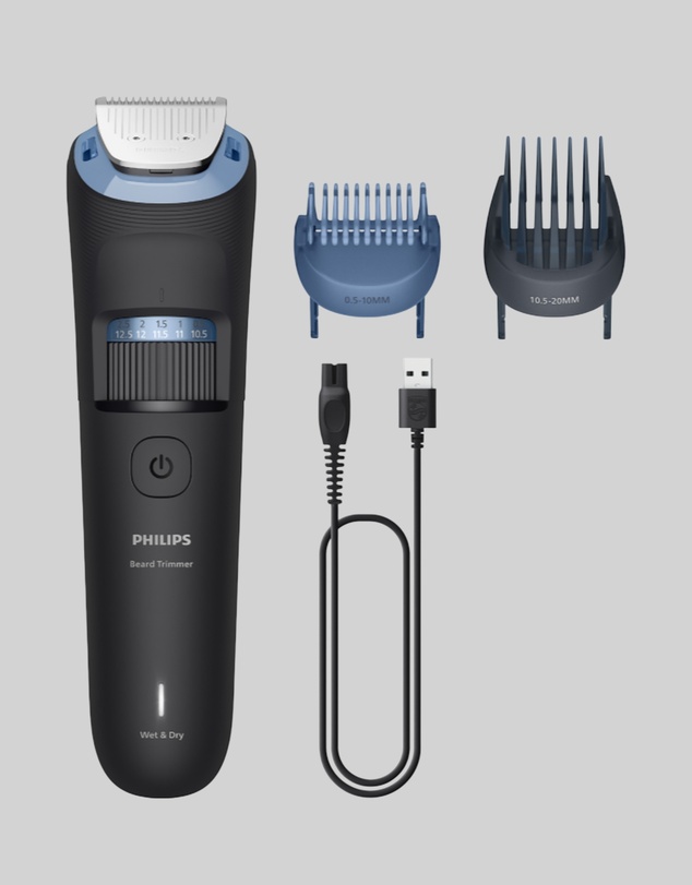 Philips - Philips Series 3000 Beard Trimmer Grey
