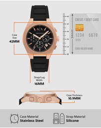 Armani Exchange - Black Chronograph Watch