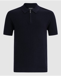 Tarocash - Darius Zip Knit Polo