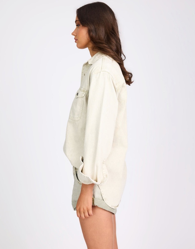 ONE TEASPOON - Everyday Denim Shirt - Antique White