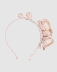 Max Alexander - Leather Flowers Headband
