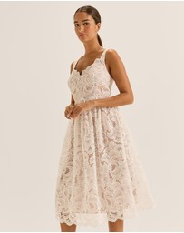 Review - Illusion Lace Midi Dress