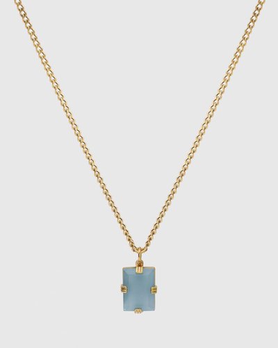 Lennox Blue Agate Necklace