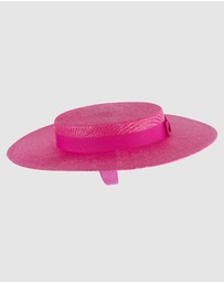 Max Alexander - Fuchsia Boater Hat