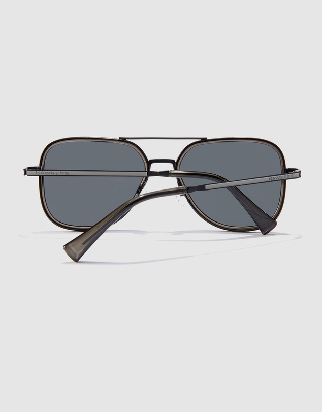 Hawkers Co - HAWKERS - Polarized Black CAPTAIN Sunglasses for Men and Women UV400